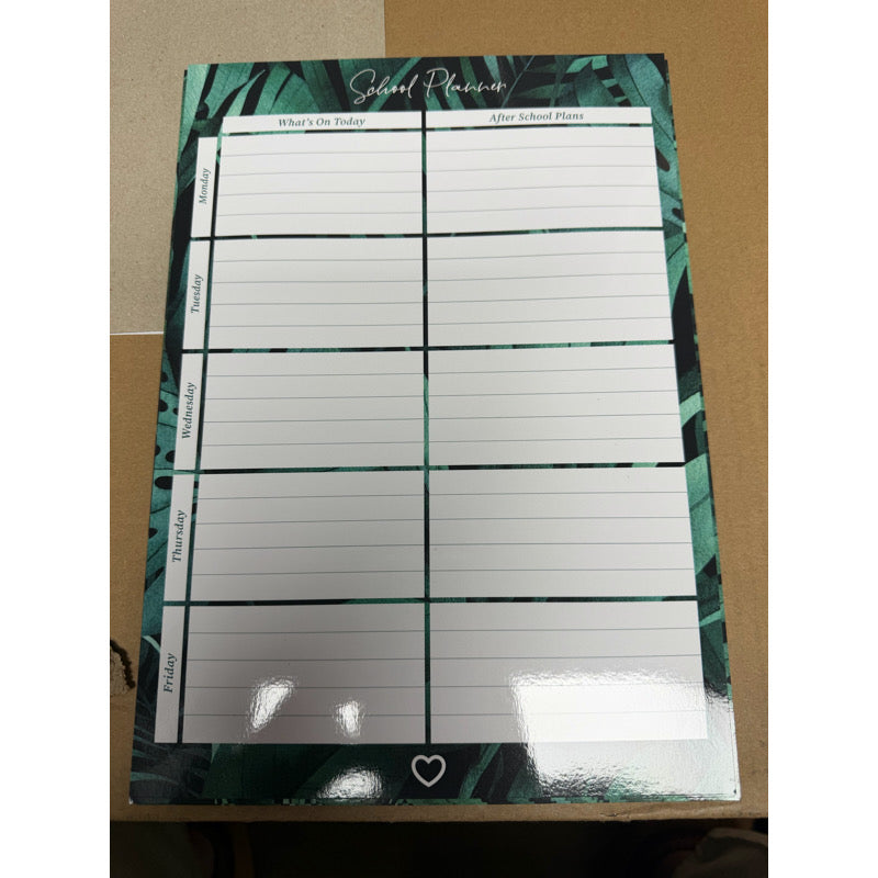 Green Leaf Magnetic Planner Set