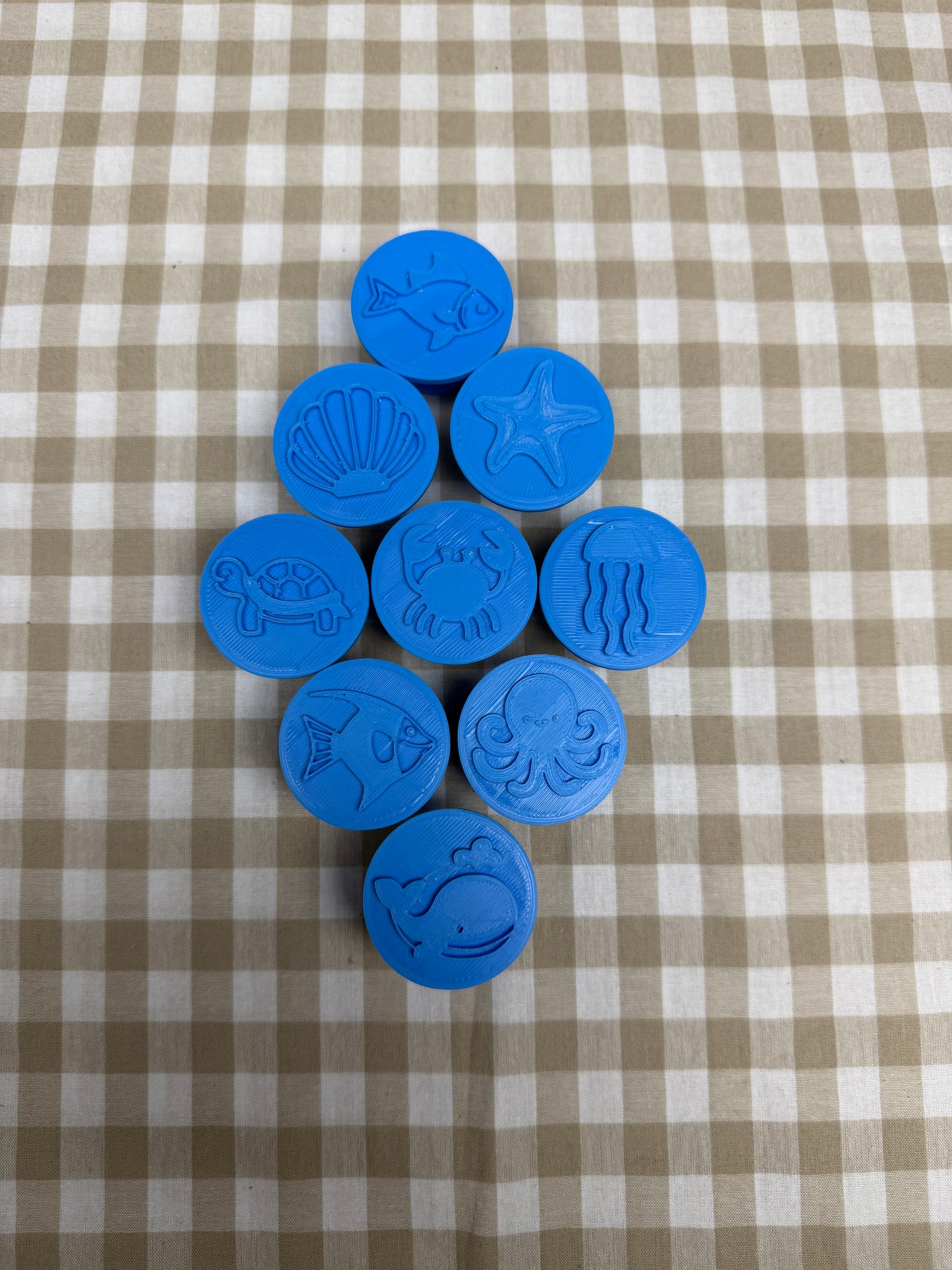 Play-Dough Stamps Set Sea Animals