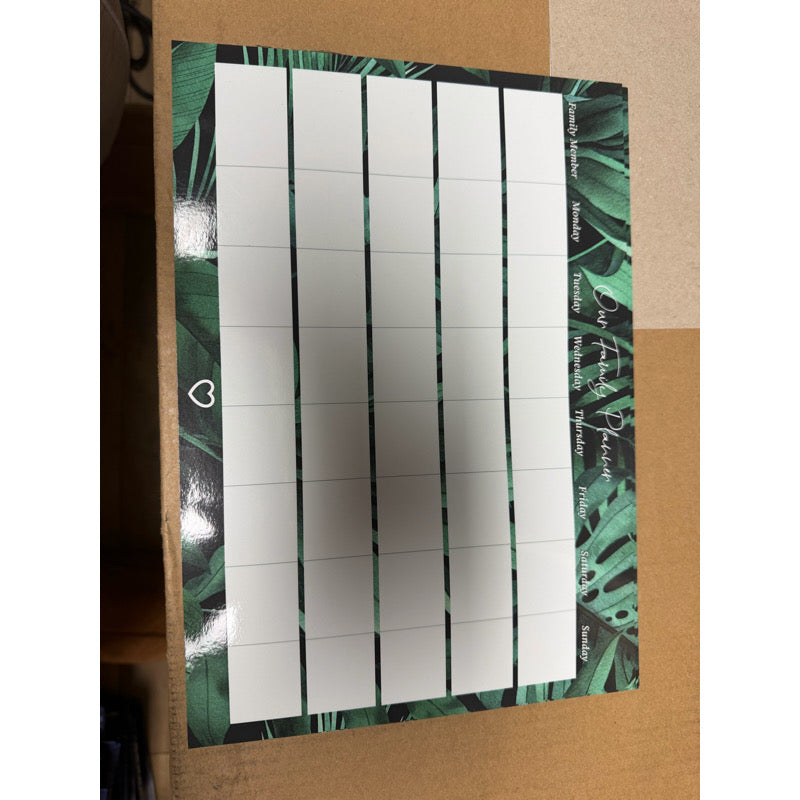 Green Leaf Magnetic Planner Set