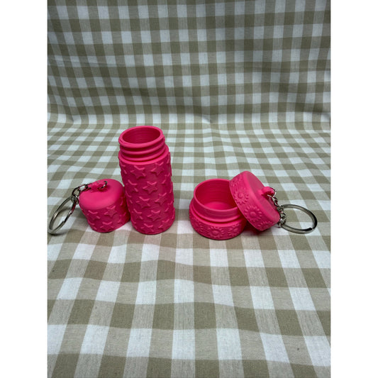 Lipstick Holder Keychain & Mini Essentials Case Set