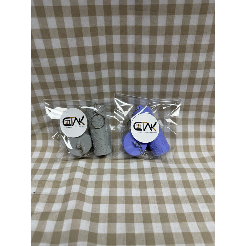 Lipstick Holder Keychain & Mini Essentials Case Set