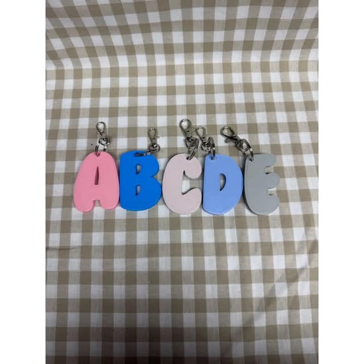 Personalised Alphabet Keychains